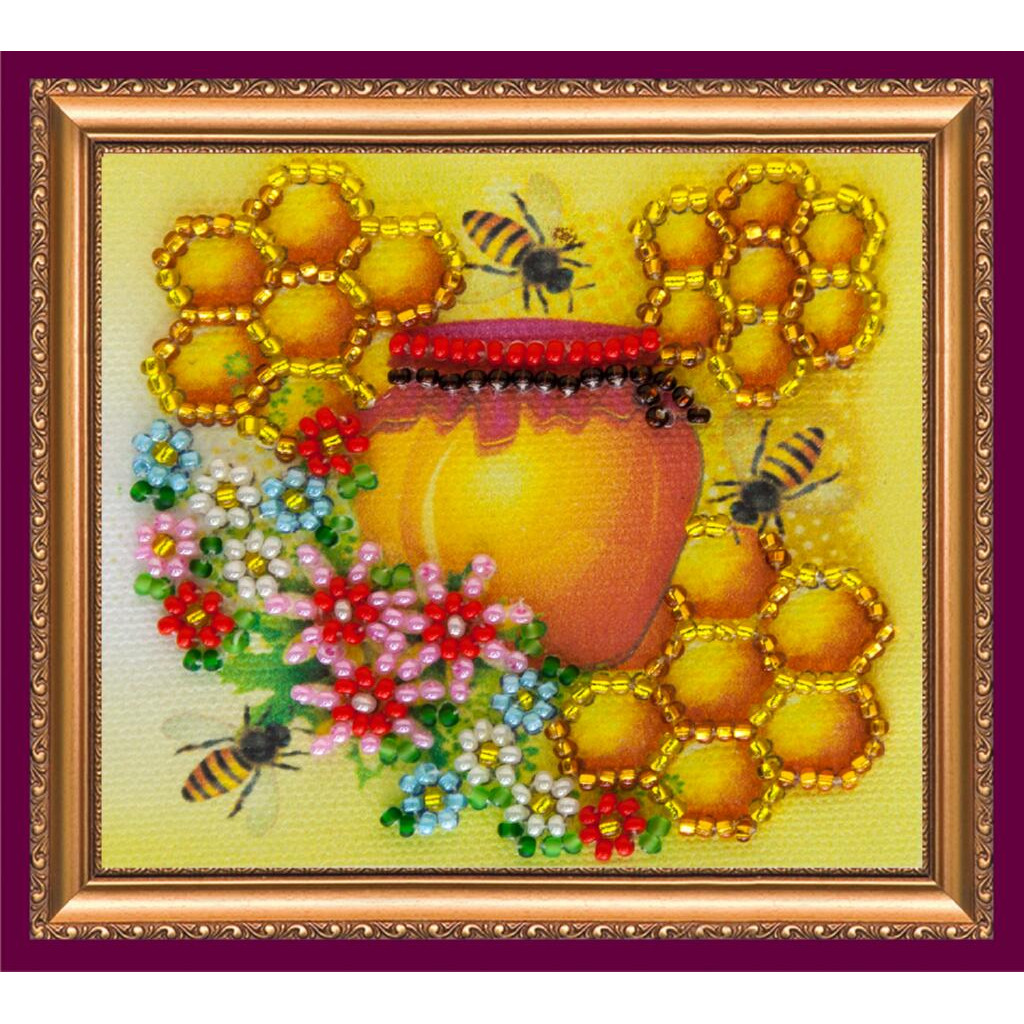 Набор для вышивки бисером "Магнит" Майский мед, AMA-033