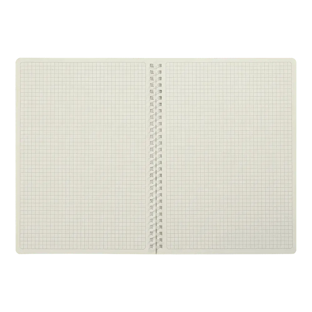 Зошит для записів B5, 80 арк " Arabeski", клітинка, пластикова обкладинка, прозорий, BM.2586-00 1