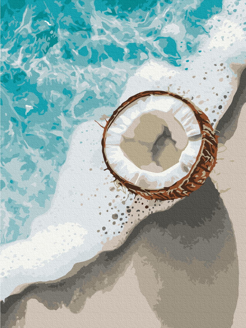 Картина по номерам 30*40 см "Вкус тропиков", RBS54314