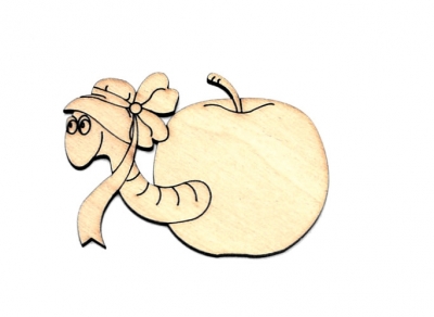 Заготовка магнита деревянная "Жан (на)" 85*60 мм, ZS095