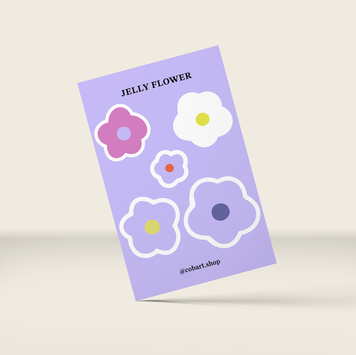 Стикерпак 3D А6 "Jelly flower" Cobart, СS-3D-210 1