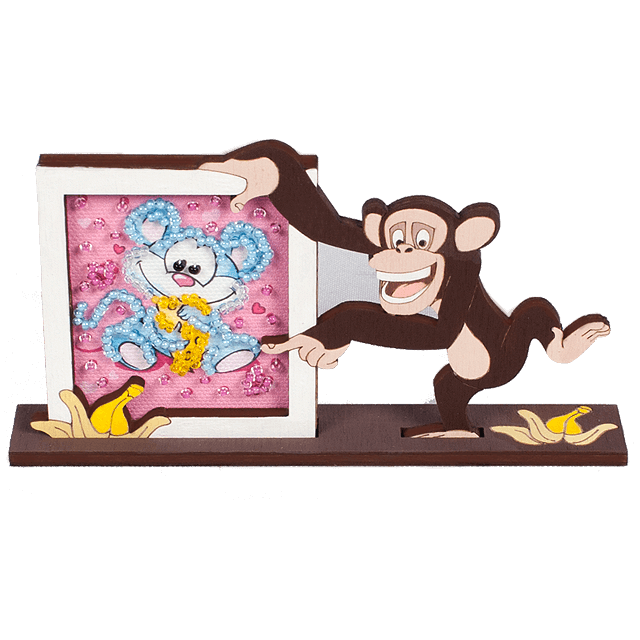 Магніт для вишивання бісером з фігурною рамкою, 13*9 см, FLD-042