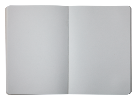 Блокнот деловой Grateful А5 96 л. чистый, обл. искусственная кожа, синий, BM.295019-01 *** 2