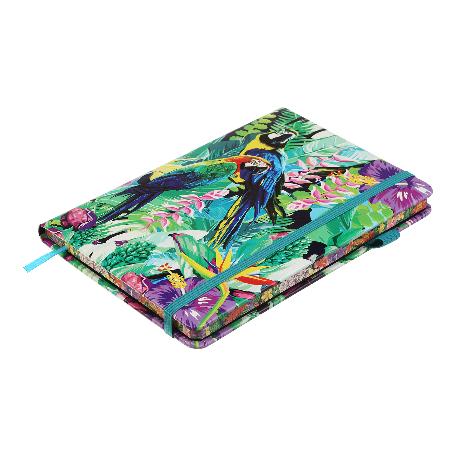 Блокнот деловой Exotic А5 96 л. кл, обл. искусственная кожа, бирюзовый, BM.295124-06 2