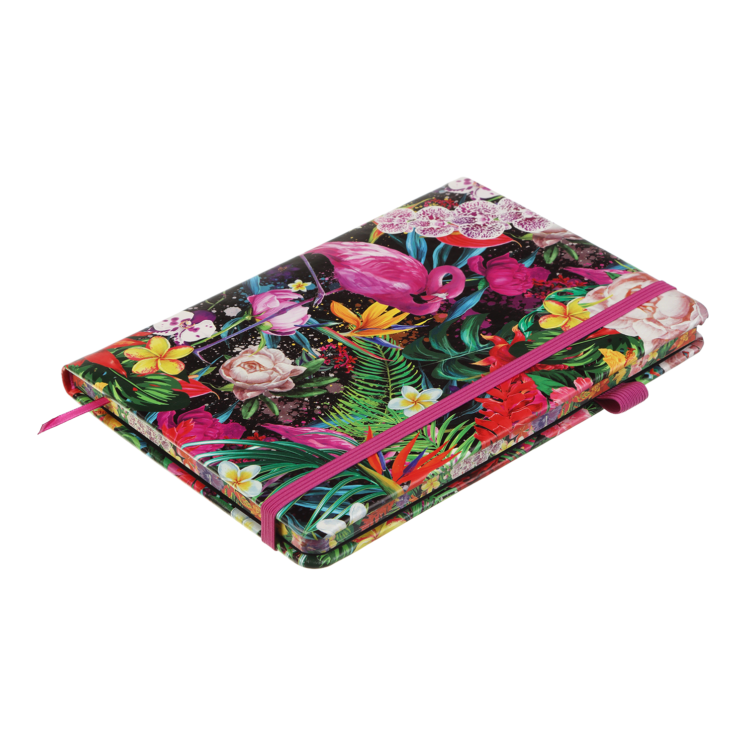 Блокнот деловой Exotic А5 96 л. кл, обл. искусственная кожа, розовый, BM.295124-10 2