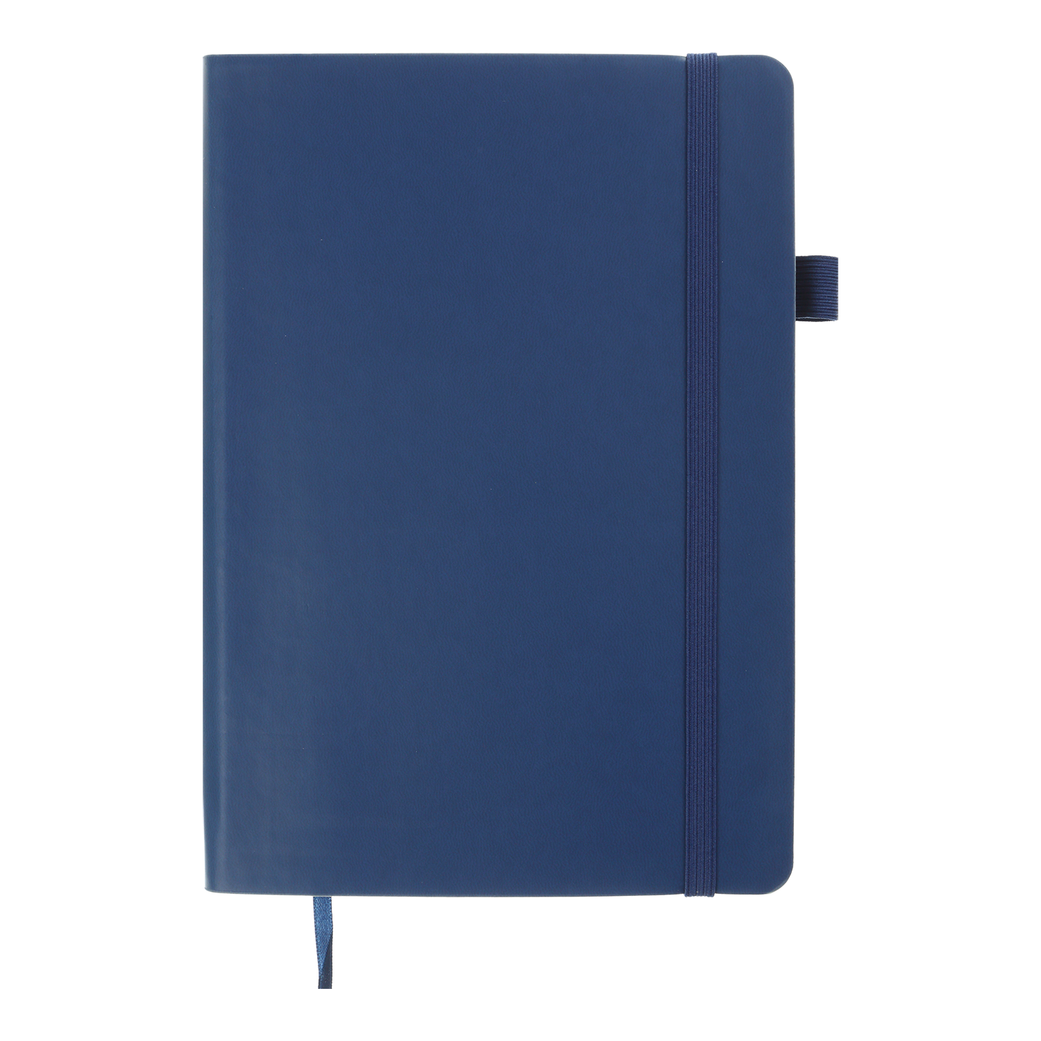 Блокнот деловой Brief logo2U А5 96 л. кл. обл. искусственная кожа, синий, BM.295104-02