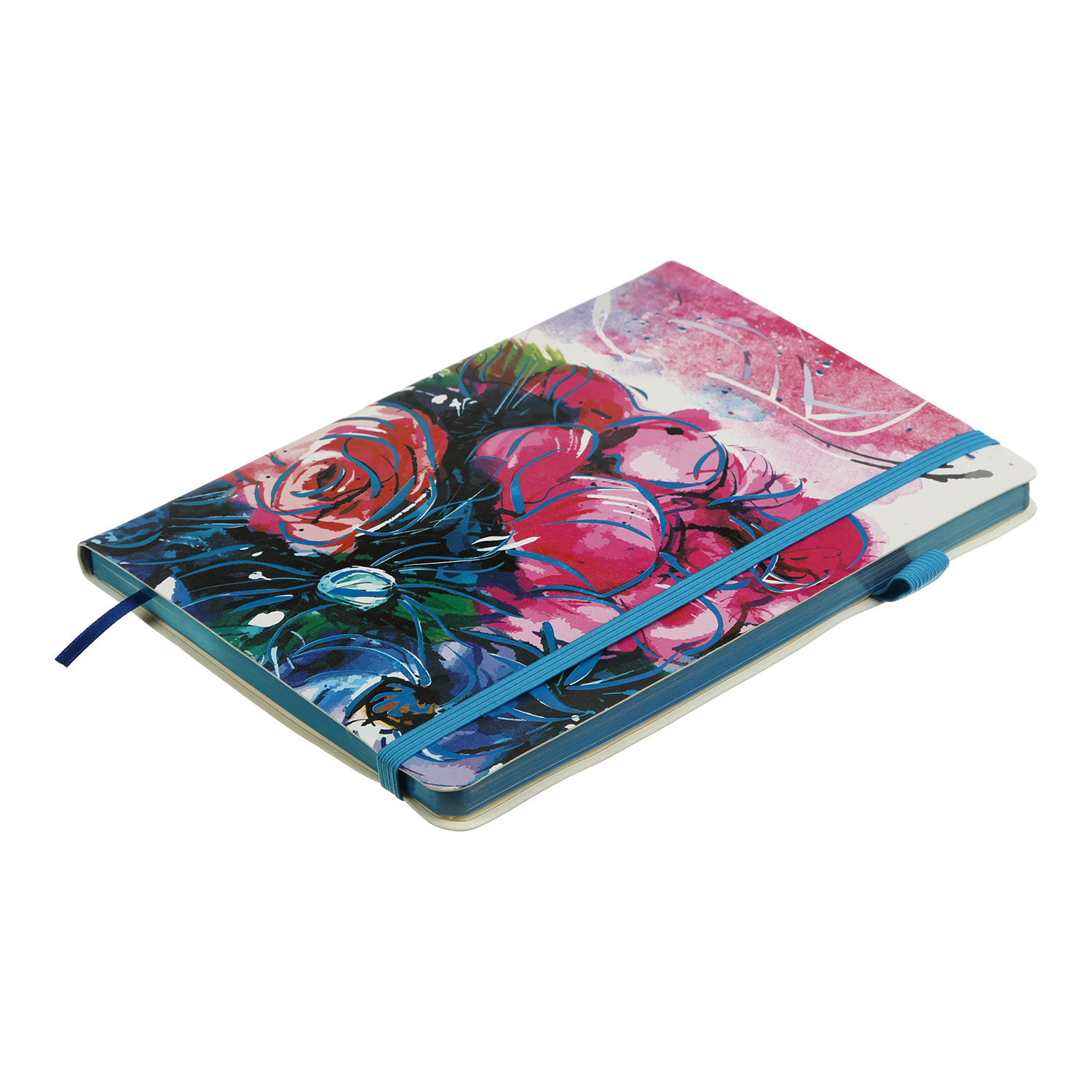 Блокнот деловой Cherie А5 96 л. крап. обл. искусственная кожа, синий, BM.295305-02 2