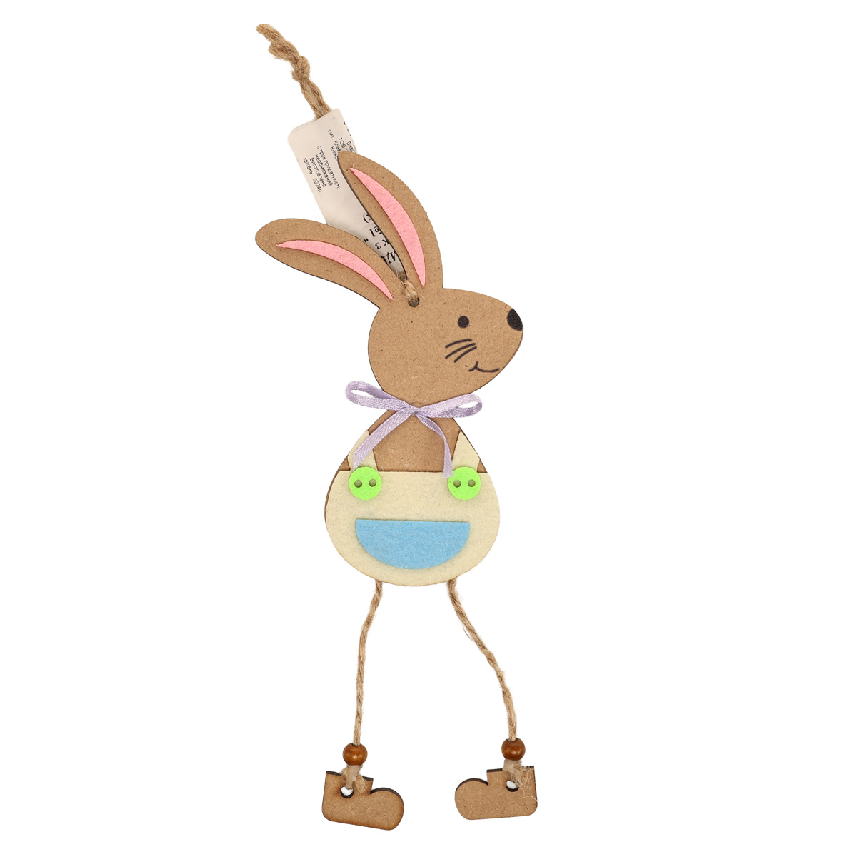 Подвес из МДФ "Зайка с ножками №1" (в штанах), 24 см, 52538227