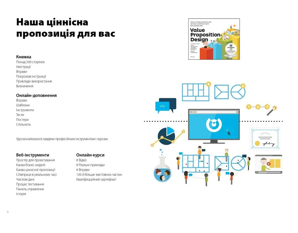 Книга "Остервальдер А., Піньє І., Бернарда Ґ., Сміт А. Розробляємо ціннісні пропозиції.." (у) (8691) 6