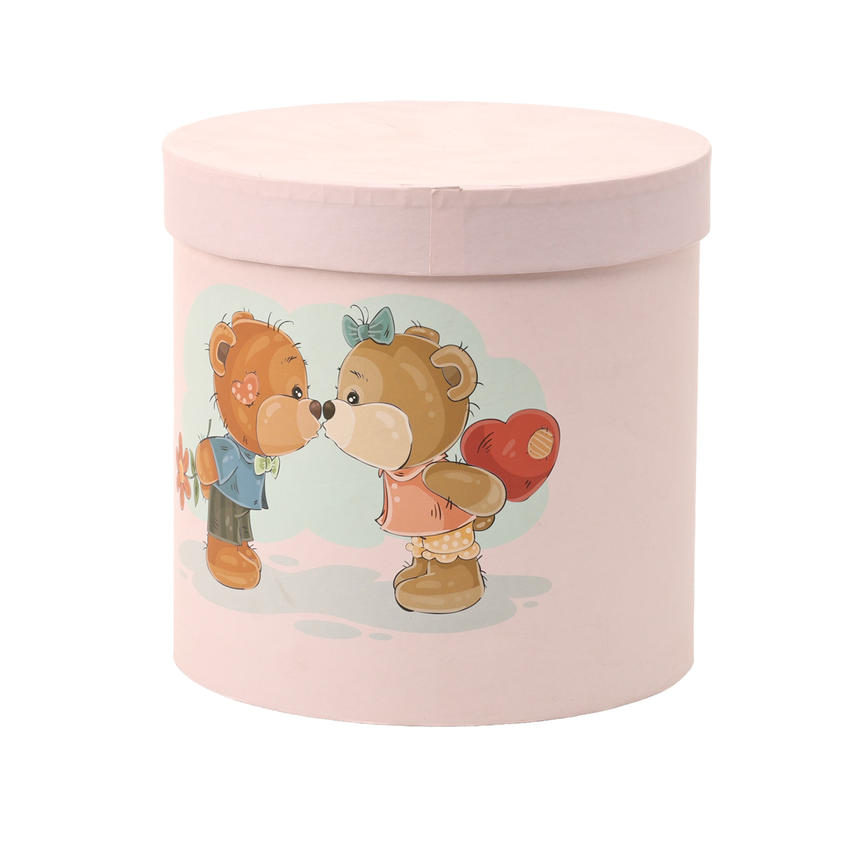 Подарункова коробка велика кругла, W7684