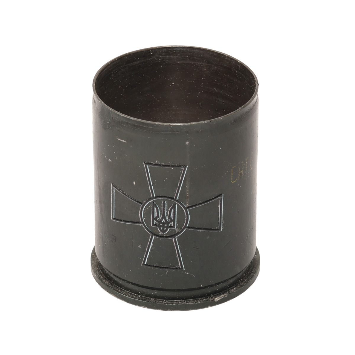 Набор подарочный военный 4 Profi в коробке Крест ВСУ (Фляга 9 OZ+ 4 рюмки патрон) 4