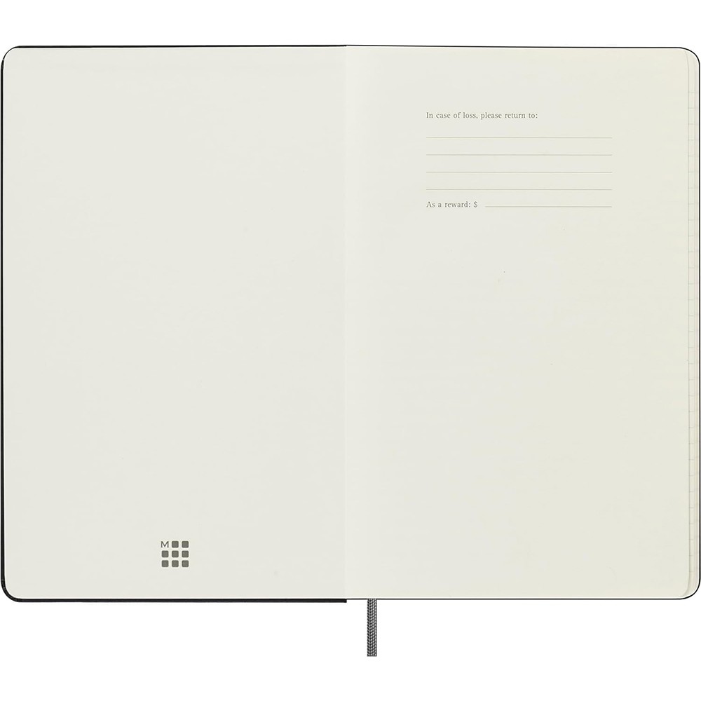 Щотижневик PRO з місцем для дат середній, чорний, Moleskine, DHUNDB12WN301 3