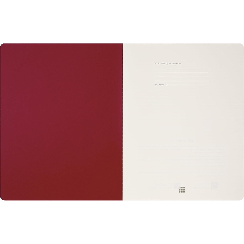 Блокнот бордо, линейка Moleskine Cahier Student XXL, CHSTU71F4 2