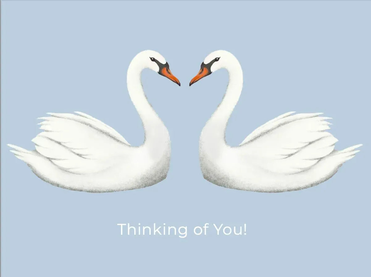 Листівка з конвертом А6 "Лебеді", Cobart, СS-GС-002 2