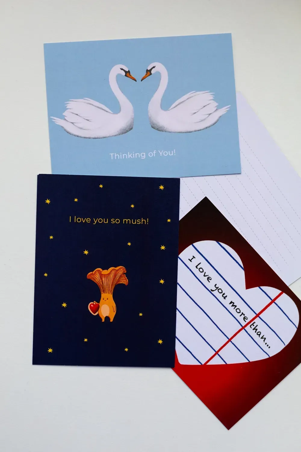 Листівка з конвертом А6 "Лебеді", Cobart, СS-GС-002 3