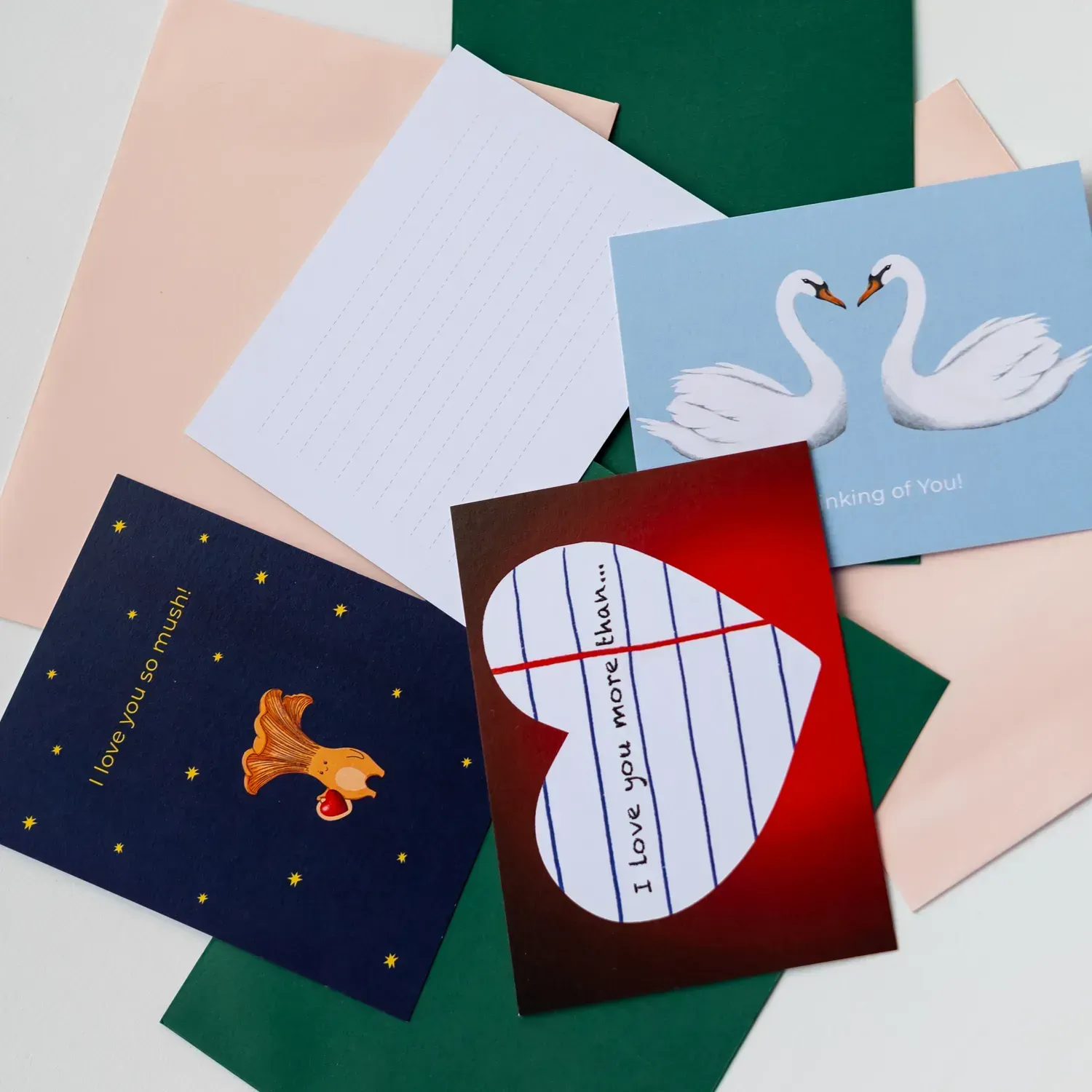 Открытка с конвертом А6 "Сердце", Cobart, СS-GС-001 3