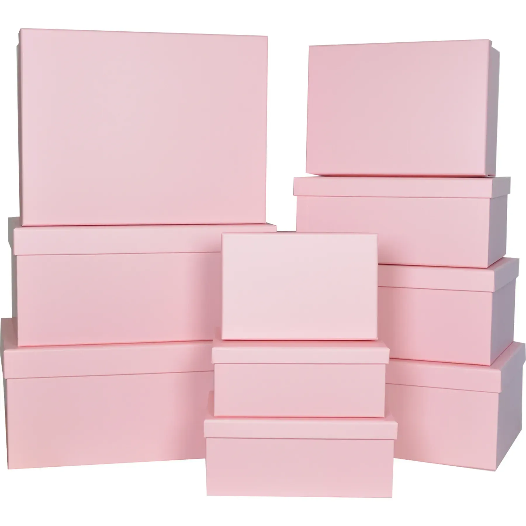 Подарункова коробка прямокутна, рожева, 35*27*15,5 см, 1410026719