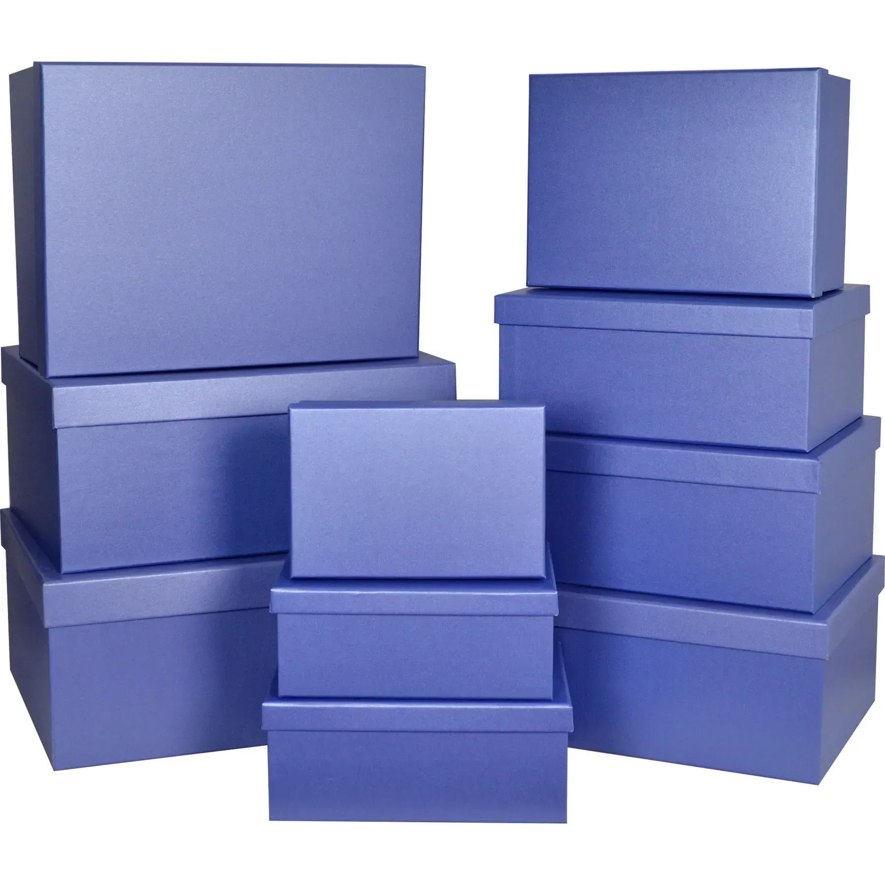 Подарункова коробка прямокутна, синя, 29*22*12,5 см, 1110291626