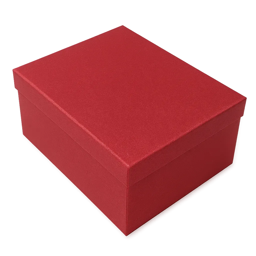 Подарункова коробка прямокутна, червона, 33*25,5*14,5 см, 111028468 1