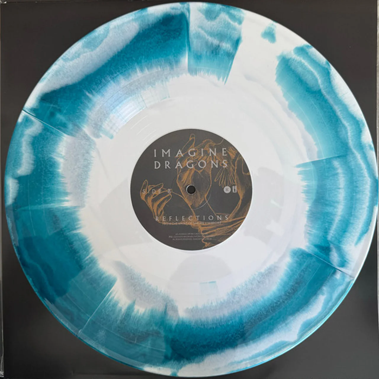 Платівка Imagine Dragons - Reflections (From The Vault Of Smoke + Mirrors) [LP] - Ocean Blue Marbled 3