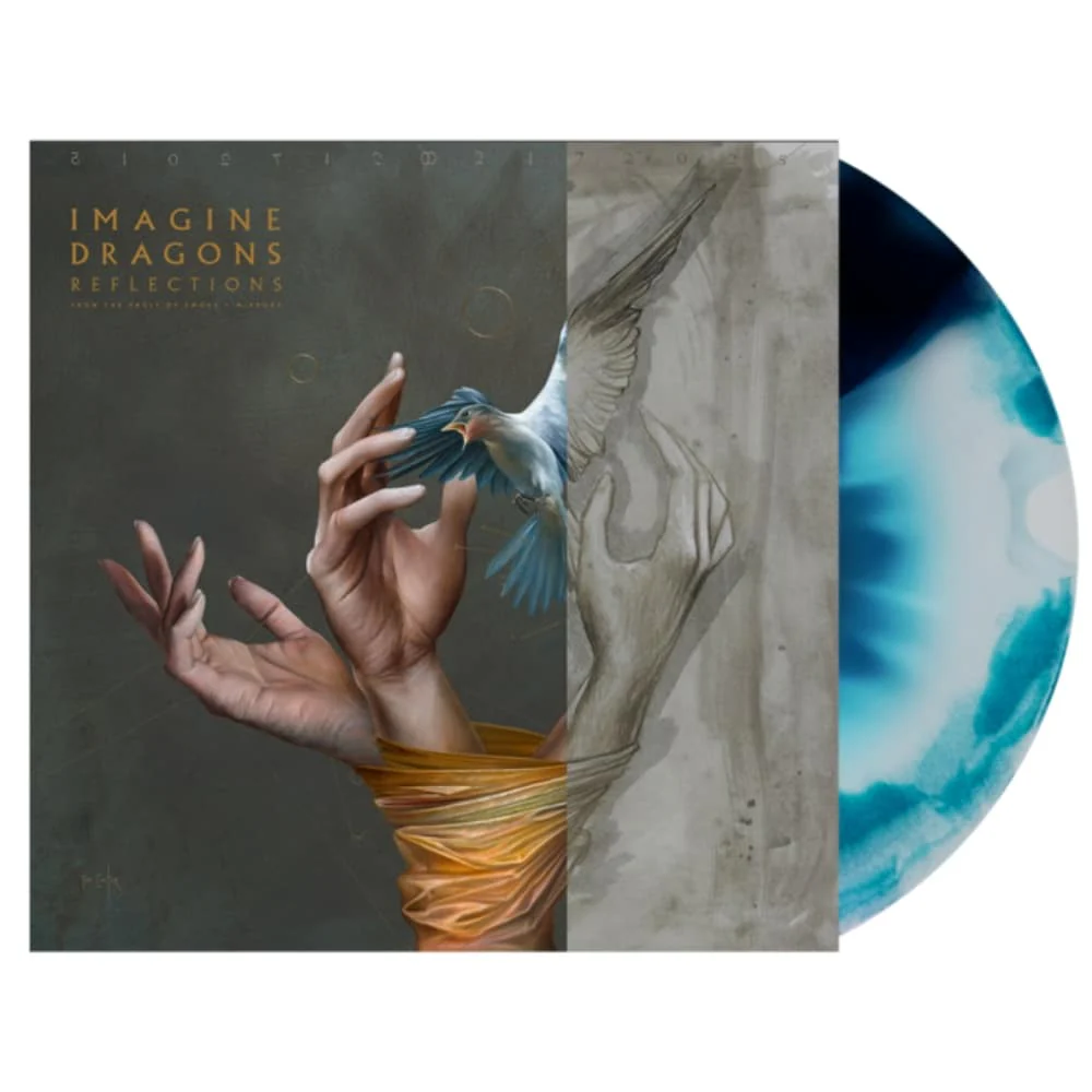 Платівка Imagine Dragons - Reflections (From The Vault Of Smoke + Mirrors) [LP] - Ocean Blue Marbled 1