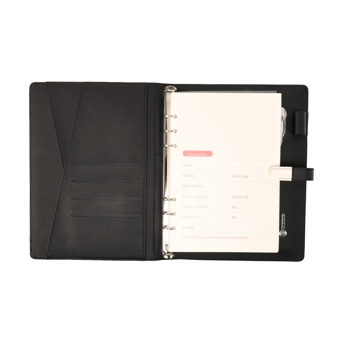 Дневник-смарт VoltTok Эко кожа глянец черный, 100102c 3