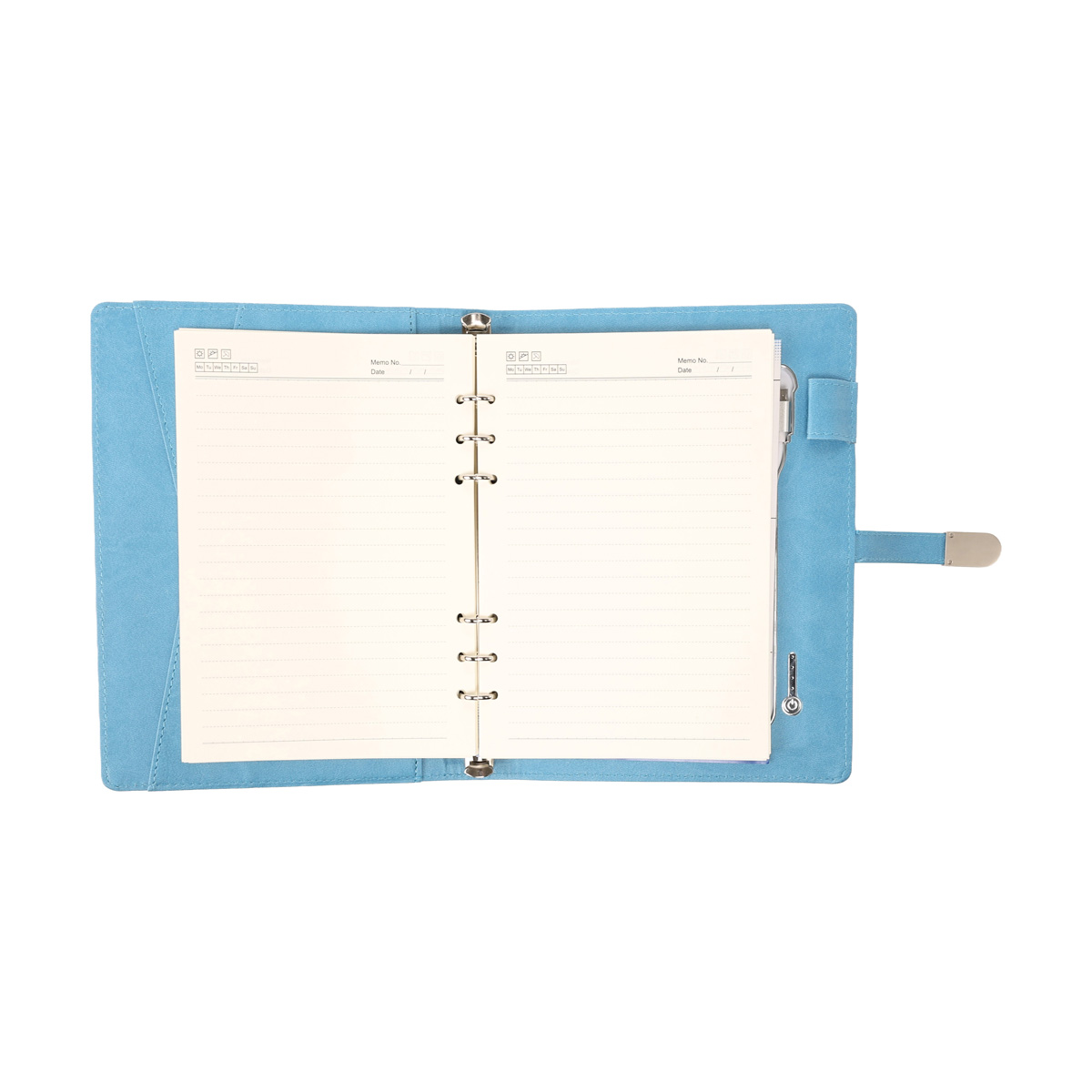 Дневник-смарт VoltTok Лондон голубой 100160p 7