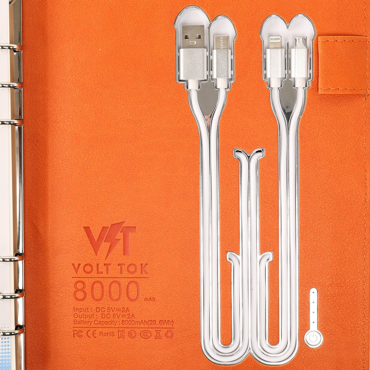 Дневник-смарт VoltTok Лондон оранжевый, 100160k 7