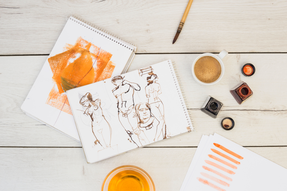 Скетчбуки для малювання фарбами