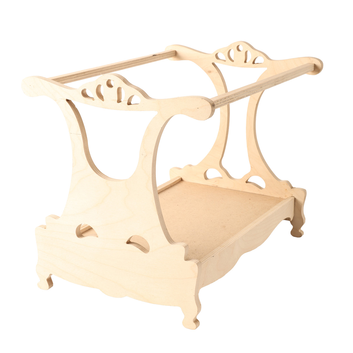 Заготовка деревянная Кровать с балдахином, 0449