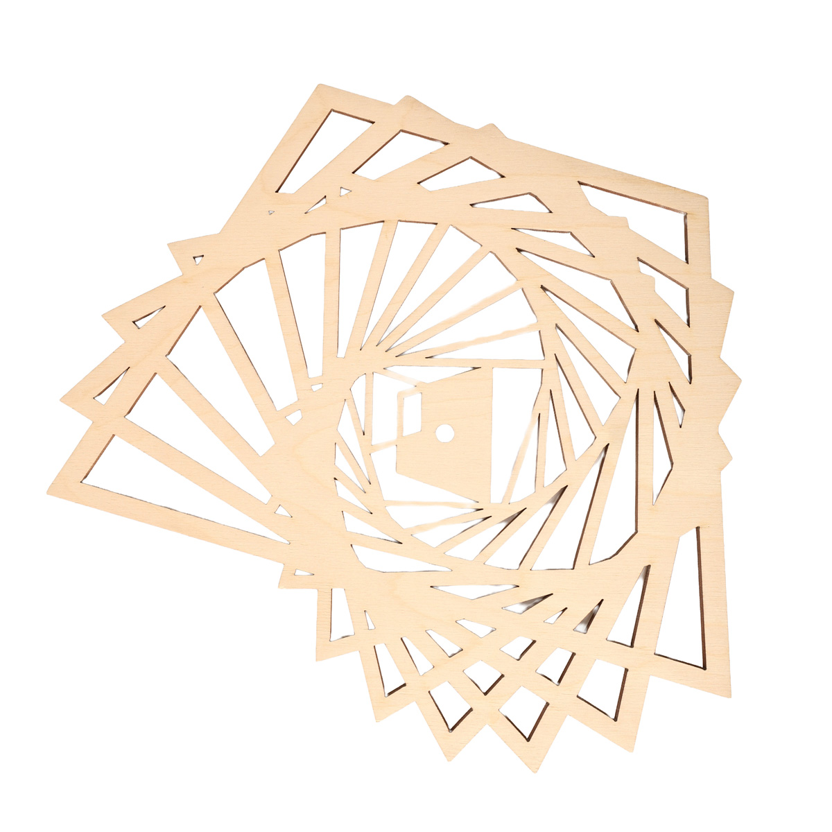 Заготовка деревянная Часы "Трапеция" 292*300*4 мм, ЧС27