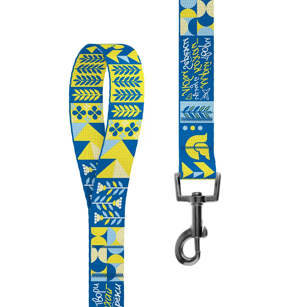 Поводок для собак TM Barksi Urban Патриотический (дл.152 см,шир.2см),мечта 1