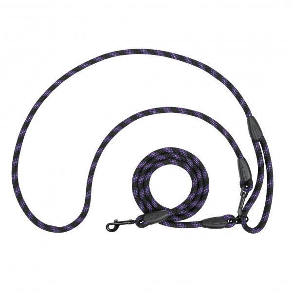 Поводок для Собак Barksi Active из альпинистского шнура(дл-3м диам-9мм)черно-фиолет