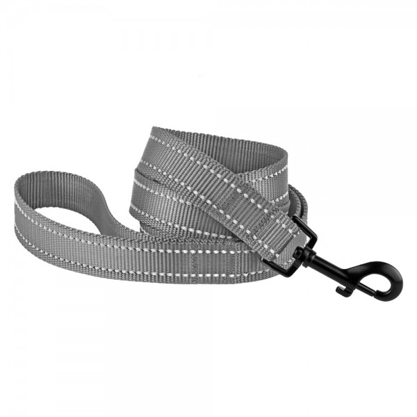 Поводок для собак TM Barksi Active (дл.-152см, шир.-1,6см), серый