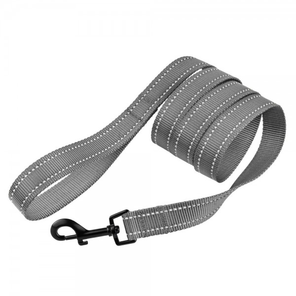 Поводок для собак TM Barksi Active (дл.-152см, шир.-1,6см), серый 1
