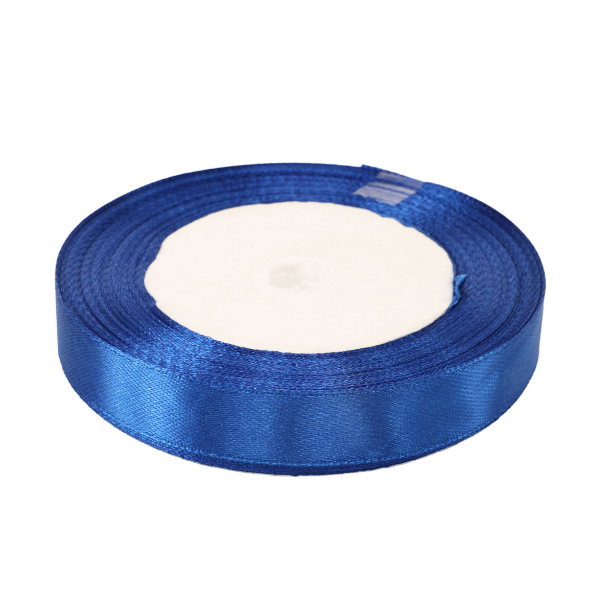 Стрічка атласна 15 мм*25 ярдів "Яскраво-синя", 15251221