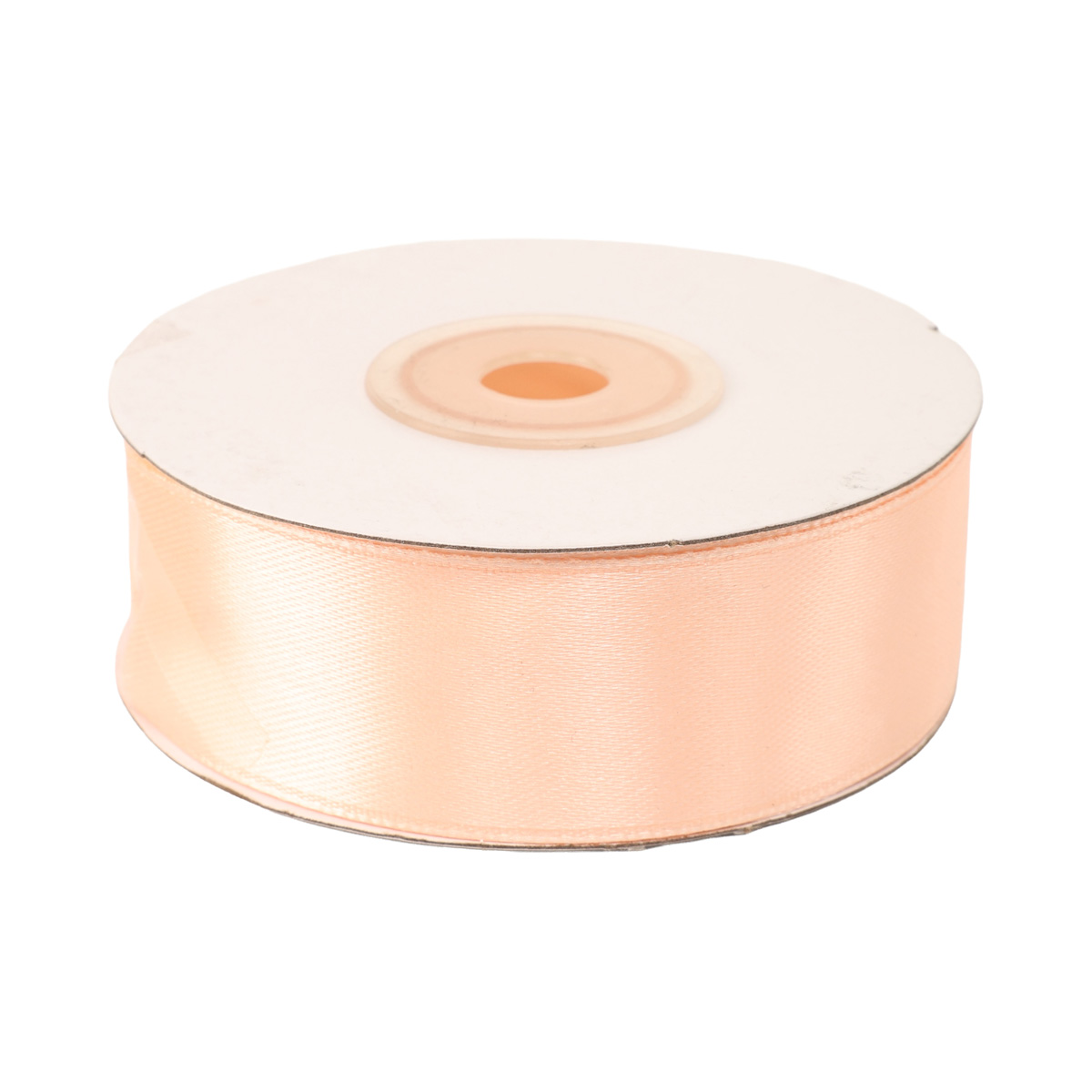 Стрічка атласна 25 мм*25 ярдів "Персикова", 25250071 1