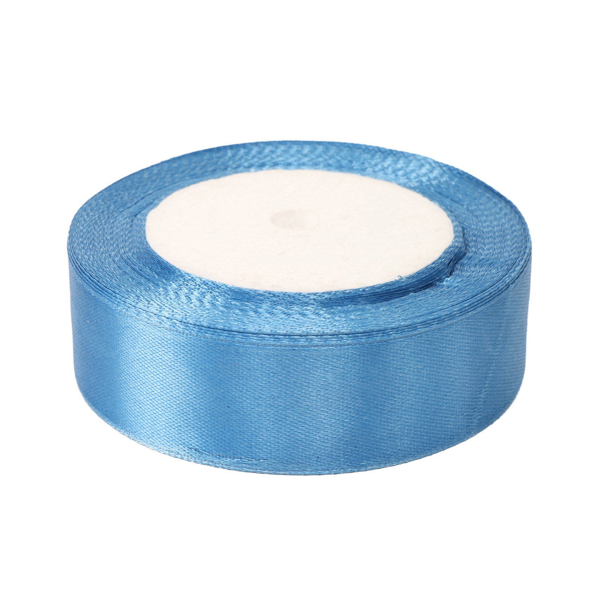 Стрічка атласна 25 мм*25 ярдів "Синя", 25251211