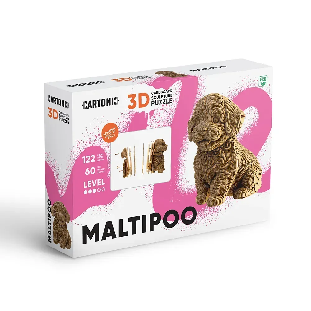 Картонный конструктор "Cartonic 3D Puzzle MALTIPOO", CARTMALTIPOO 6