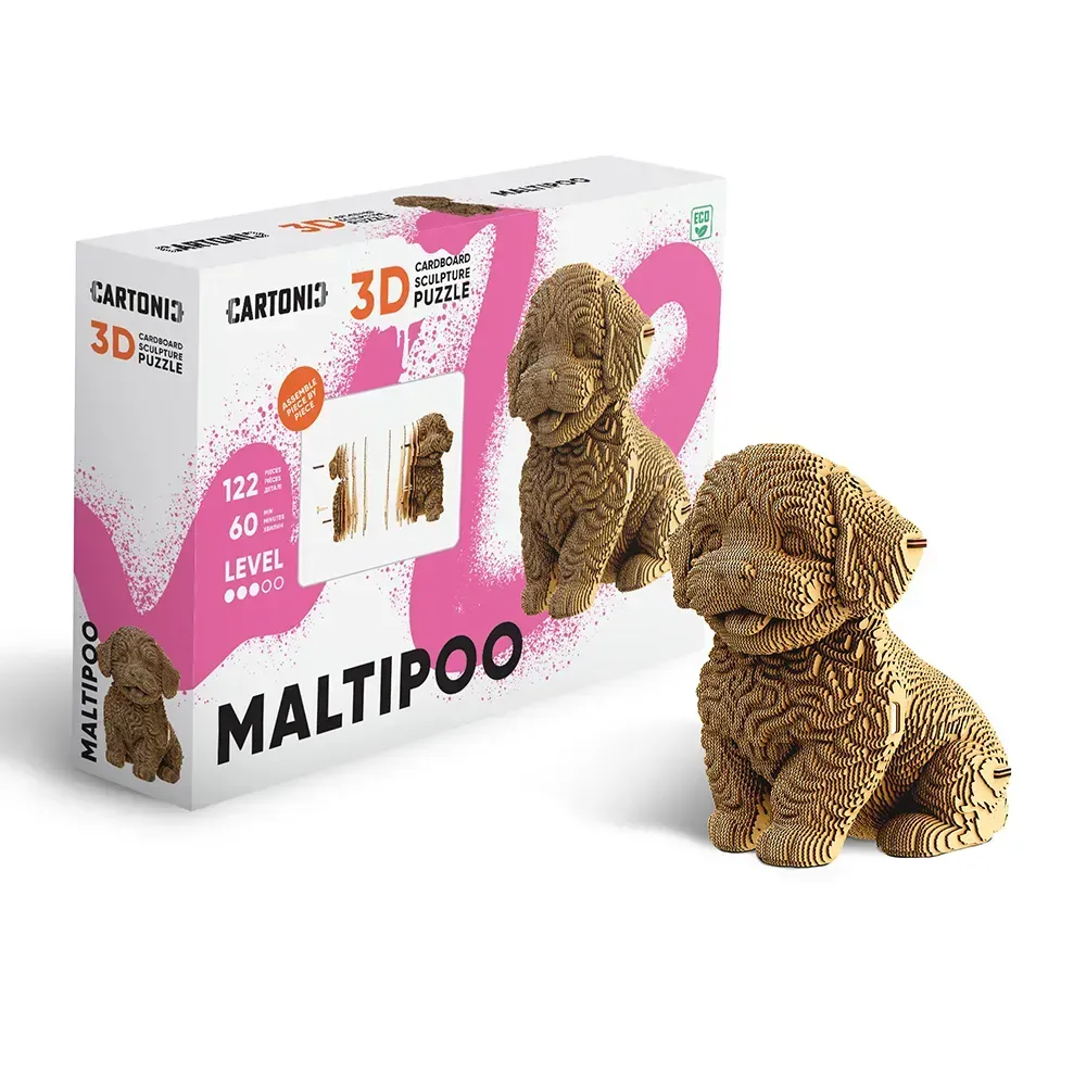 Картонный конструктор "Cartonic 3D Puzzle MALTIPOO", CARTMALTIPOO 5