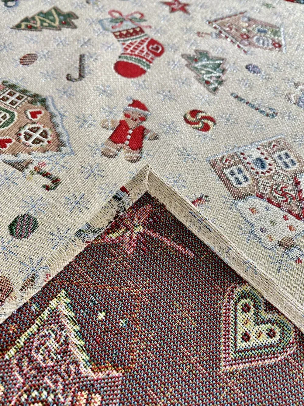 Скатертина гобеленова "Різдв`яна мрія" 137*260 см, EDEN 014-260 Limaso 6