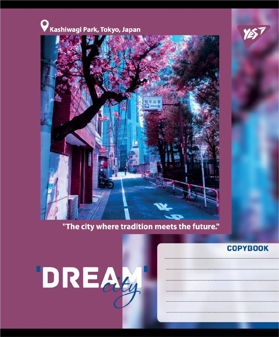 Зошит 24 лін. Yes "Dream City", 767700 3