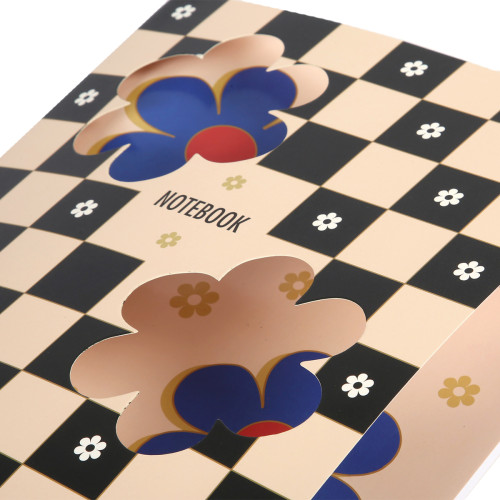 Тетрадь Yes А4/40 л. "Flowers" с вырубкой, клетка, 682023 4