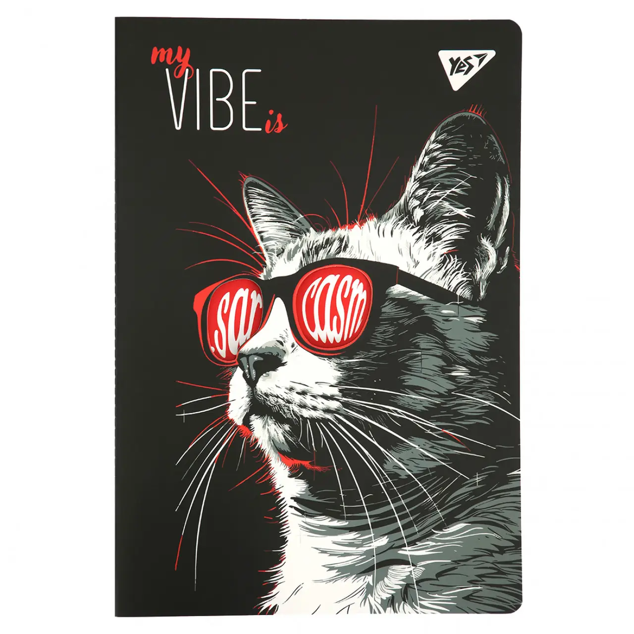 Зошит Yes А4/40 арк. "Sarcasm" з висічкою, клітинка, 682014