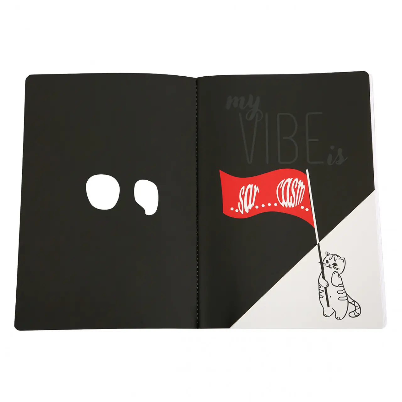 Зошит Yes А4/40 арк. "Sarcasm" з висічкою, клітинка, 682014 4