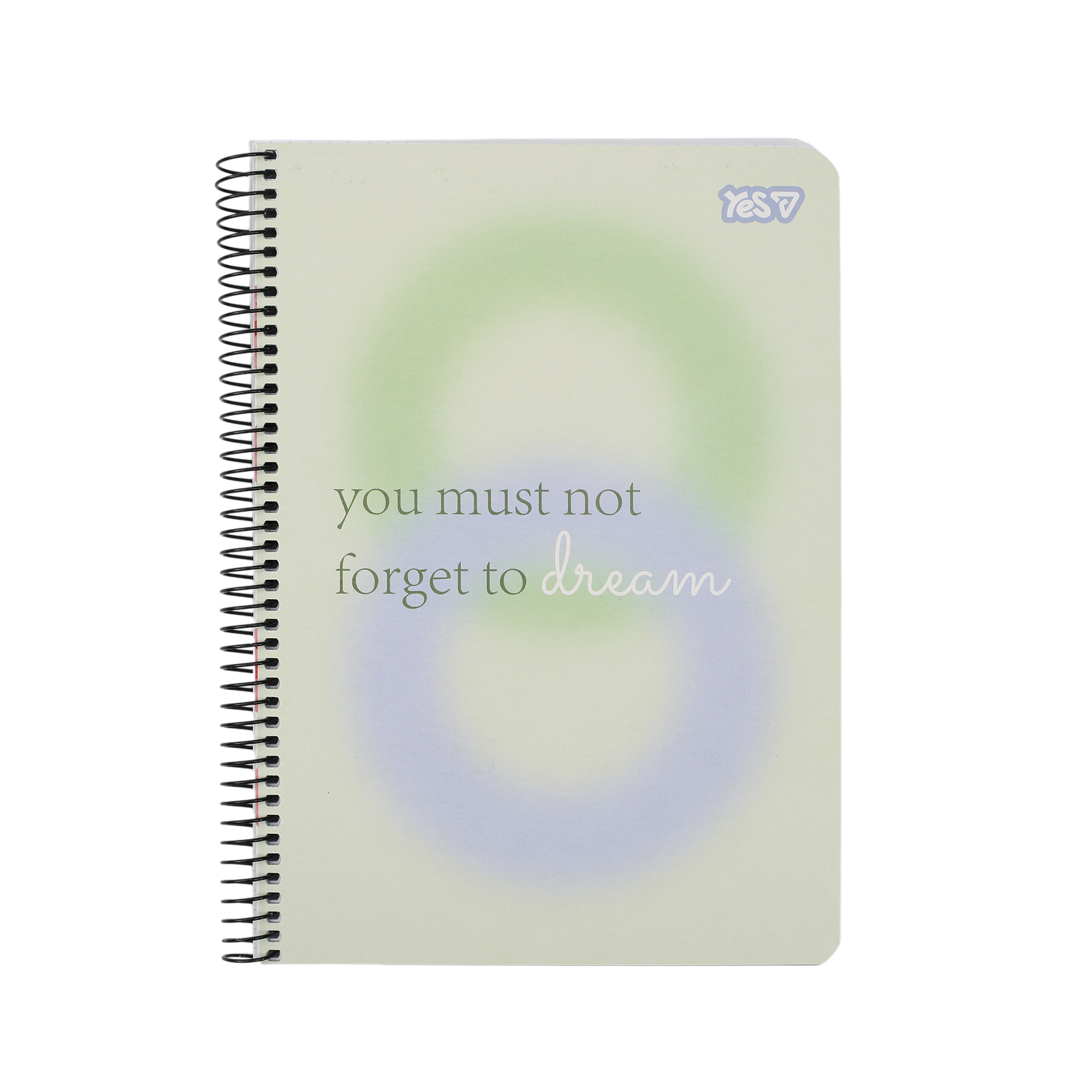 Зошит для записів Yes А5/80 кл. "Aura" од. спіраль, 152281