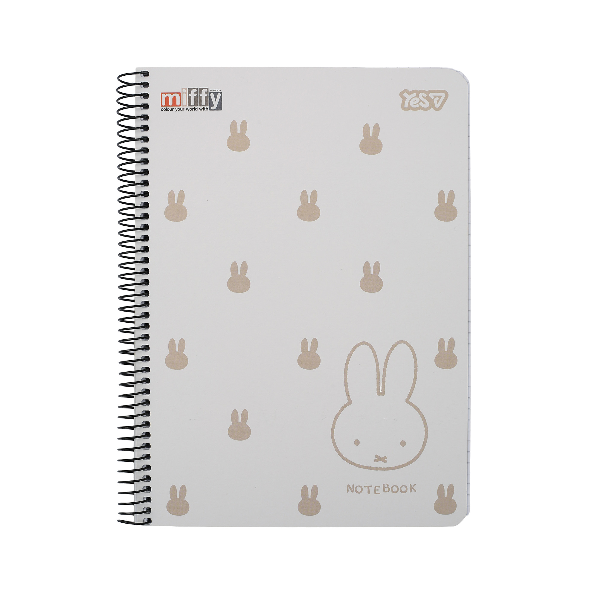 Зошит для записів Yes А5/80 кл. "Miffy" од. спіраль, 152272