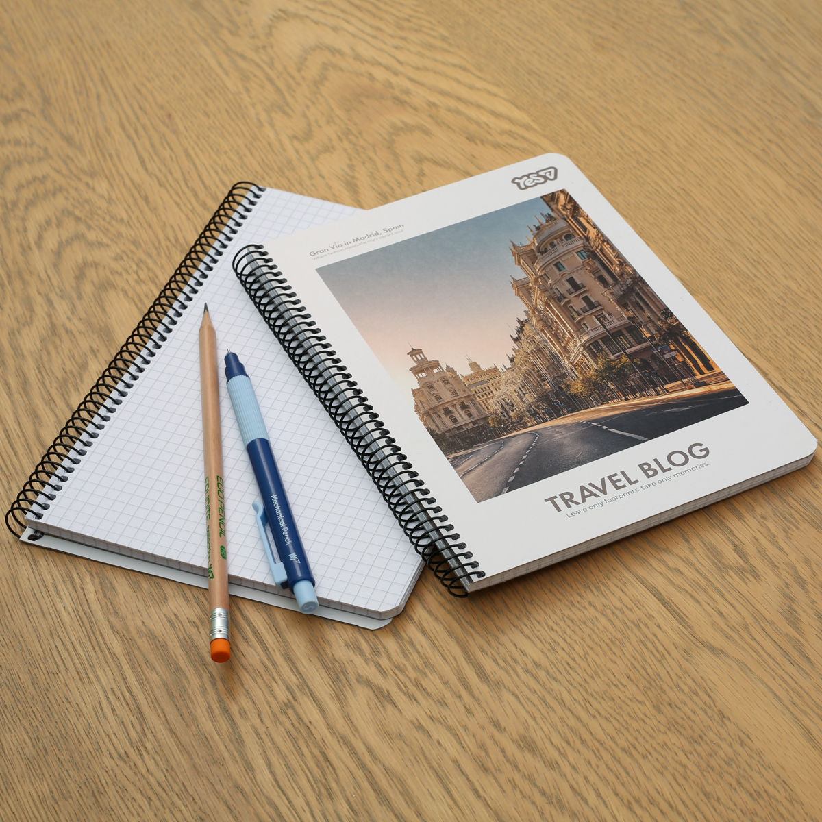 Зошит для записів Yes А5/80 кл. "Travel" од. спіраль, 152288 4