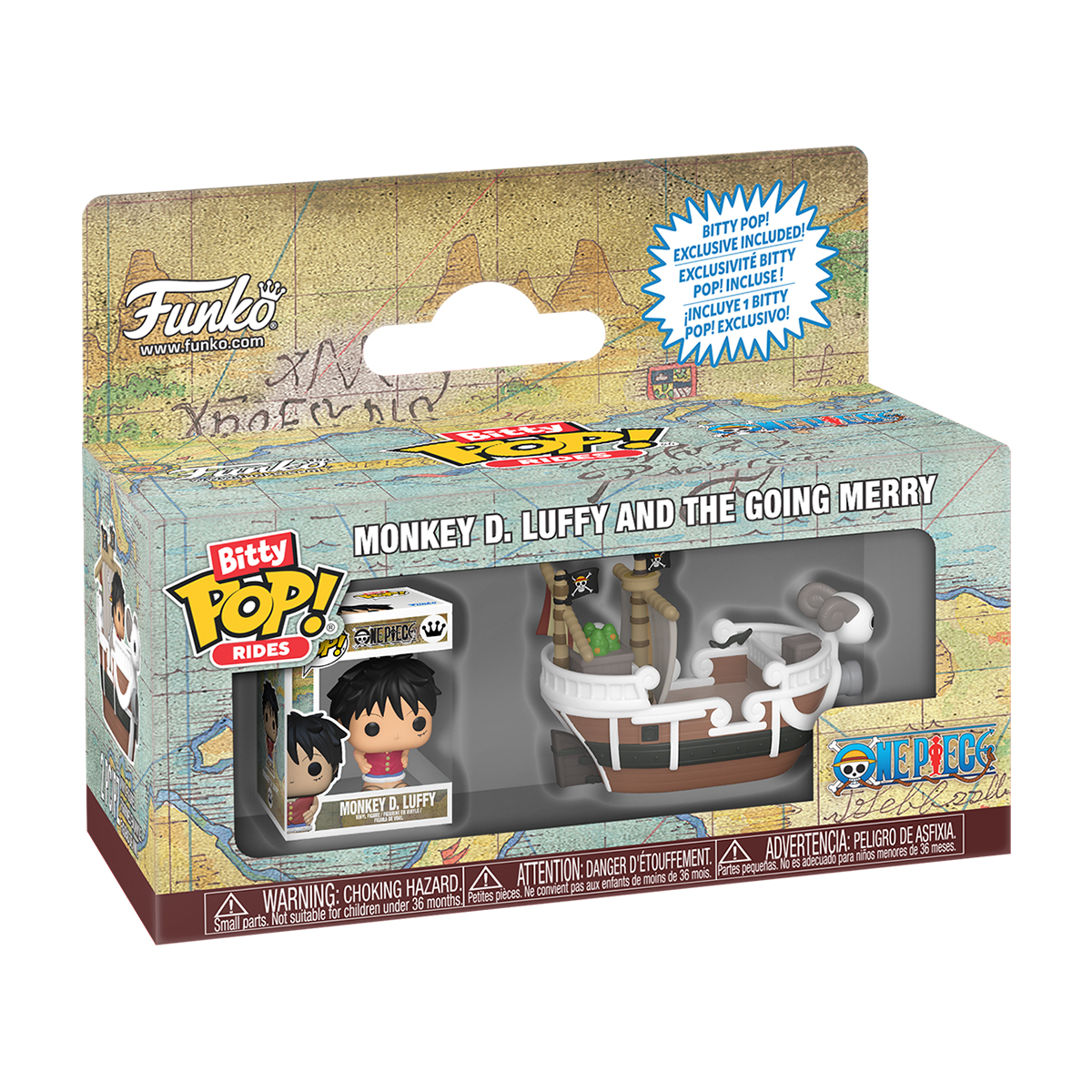 Набор фигурок Bitty Pop! Rides серии "Большой куш" - ЛУФФИ И ГОИНГ МЕРРИ, 90112