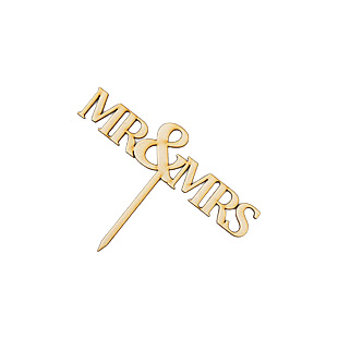 Заготовка деревянная Верхушка для торта "Best day ever" 150*217*4 мм, ВТ28